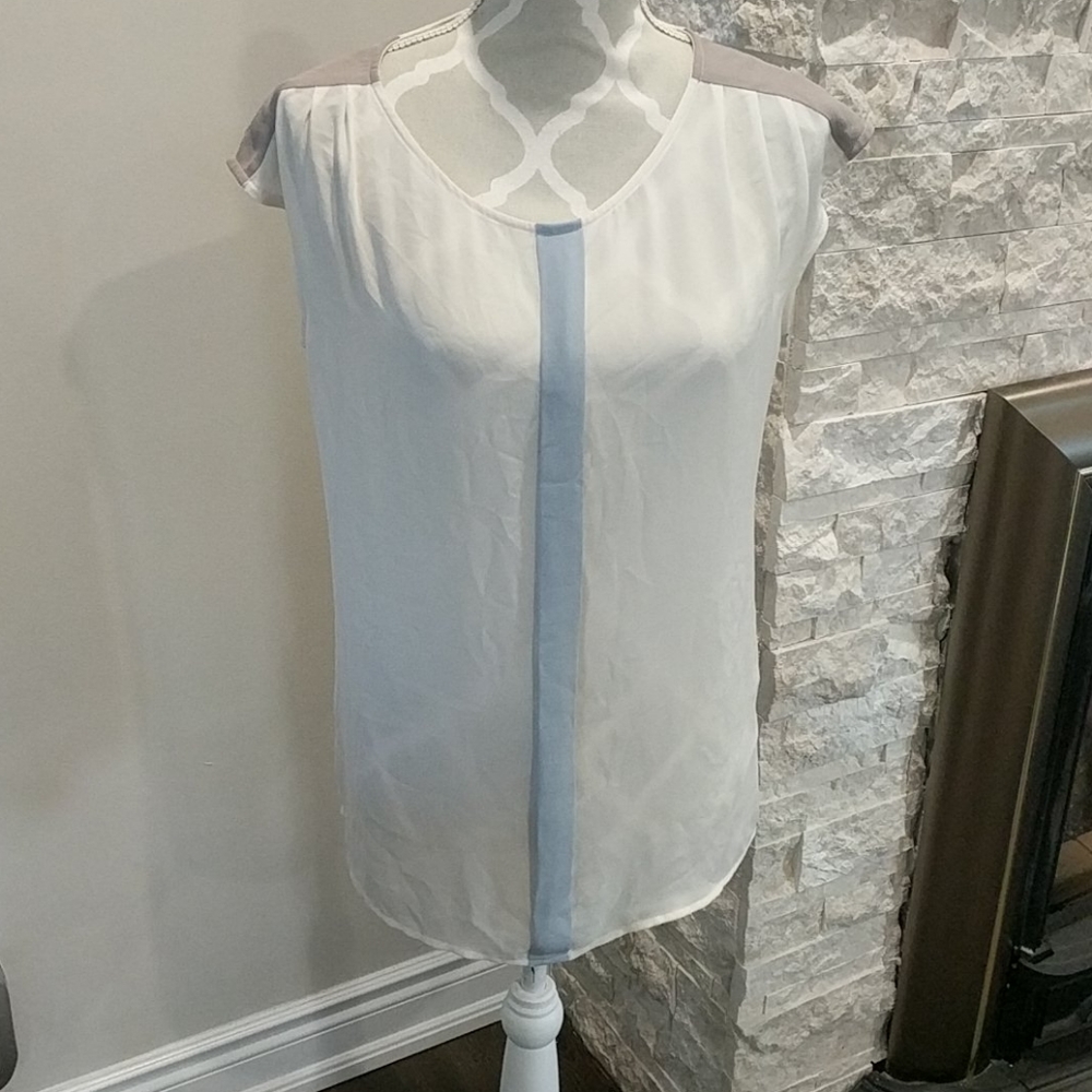 Mexx sheer shirtsleeve blouse